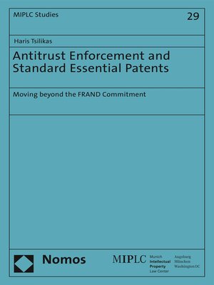 cover image of Antitrust Enforcement and Standard Essential Patents